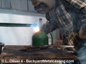 Welding the tube