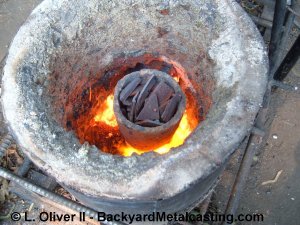 A crucible of iron