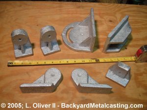 Seven castings