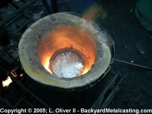 molten aluminum